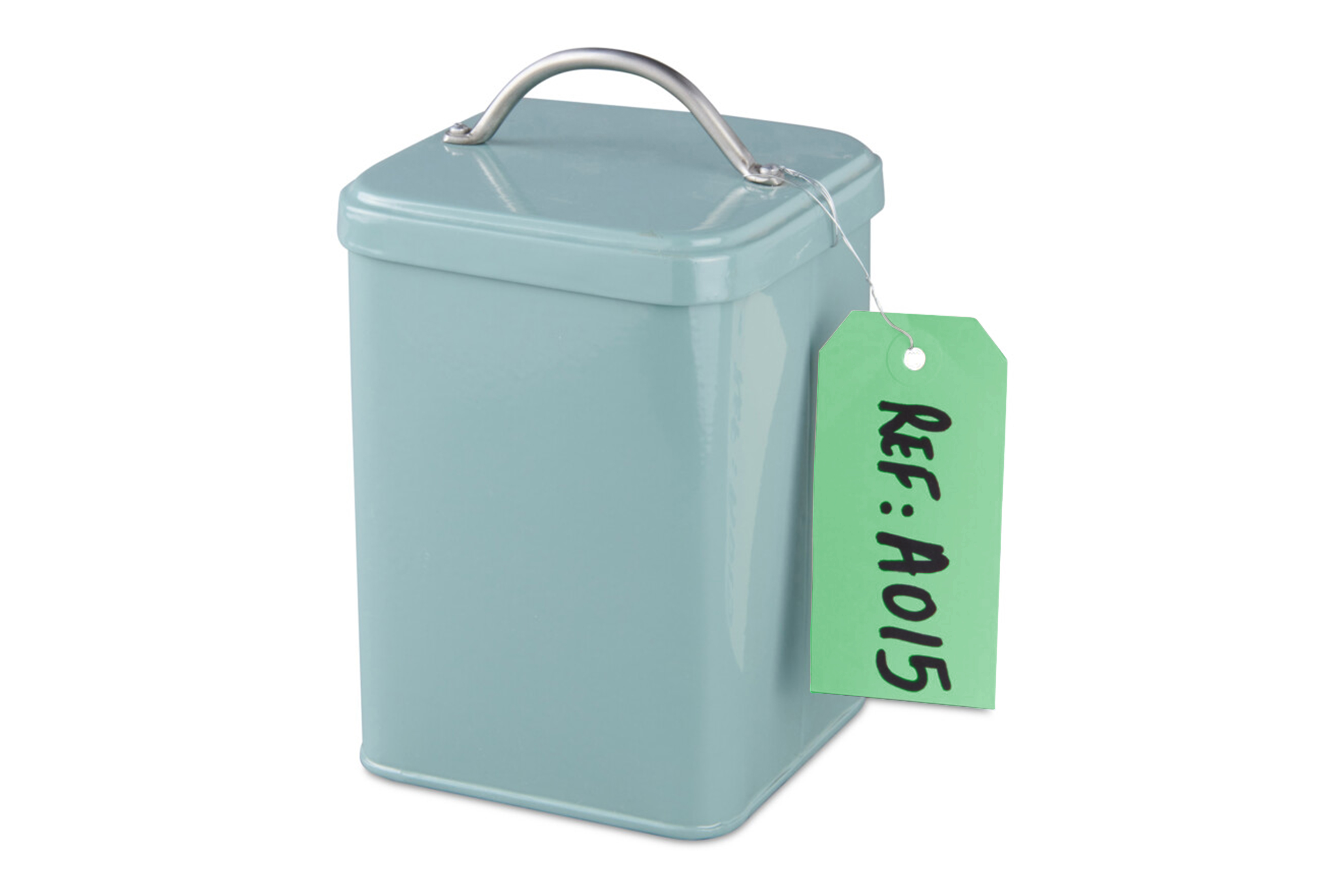 kartonnen labels met versterkt oogje groen - 60 x 120mm (1000 st)