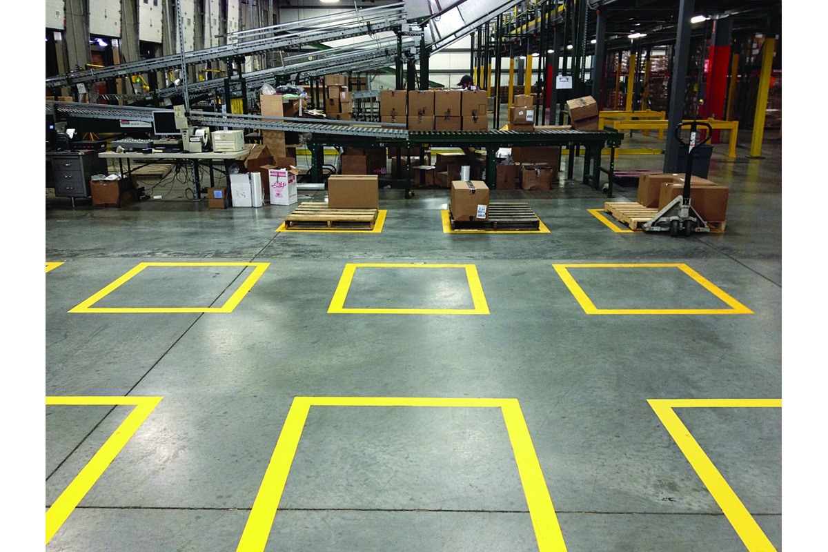 Markeringstape geel - 50mm x 33m