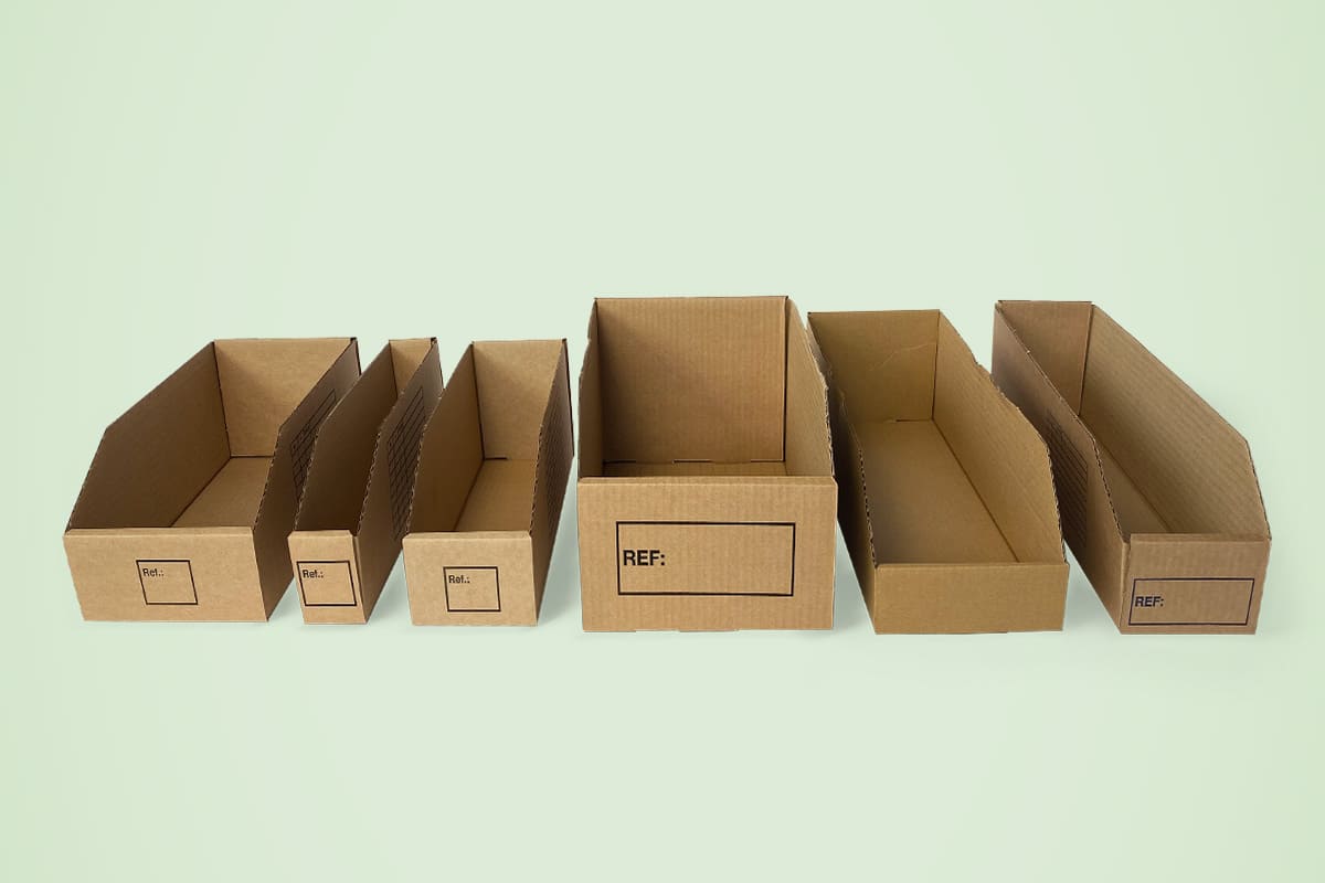 Kartonnen dozen - magazijnbakken