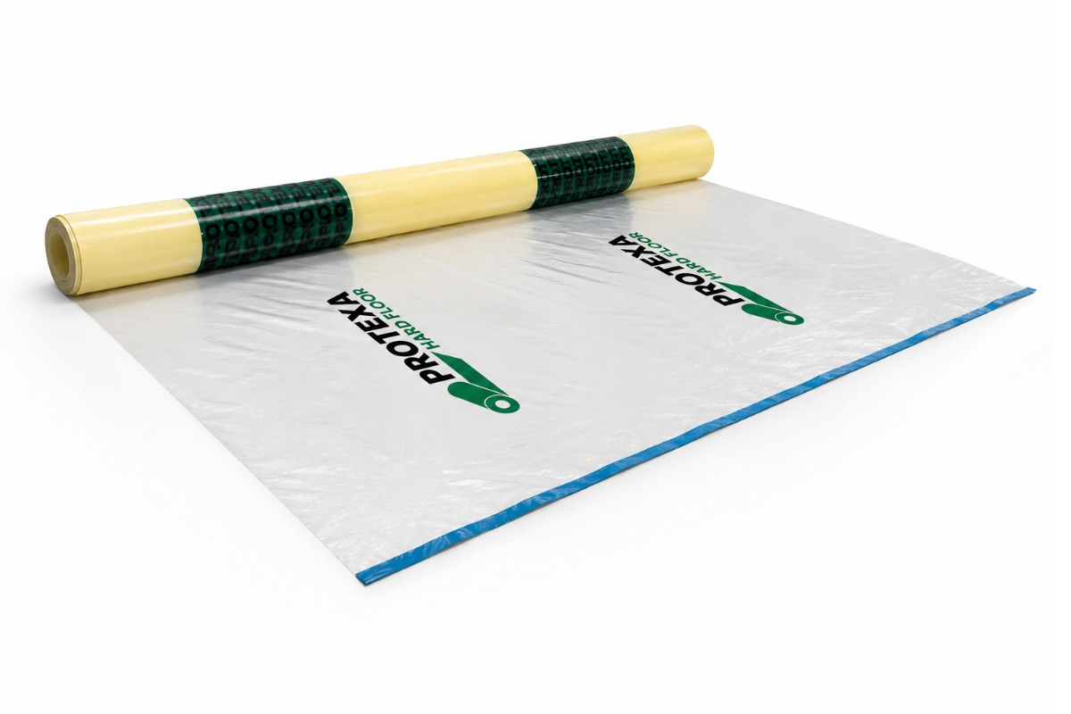 Protexa Harde Vloer Eco Afdekfolie zelfklevend - 120cm x 60m x 60my