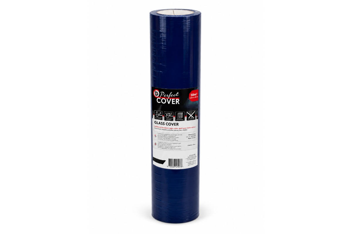 Protexa Glas Beschermfolie blauw - 50cm x 100m x 40my