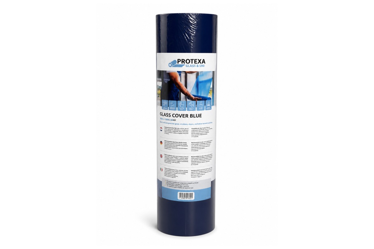 Protexa Glas Beschermfolie blauw - 50cm x 100m x 40my