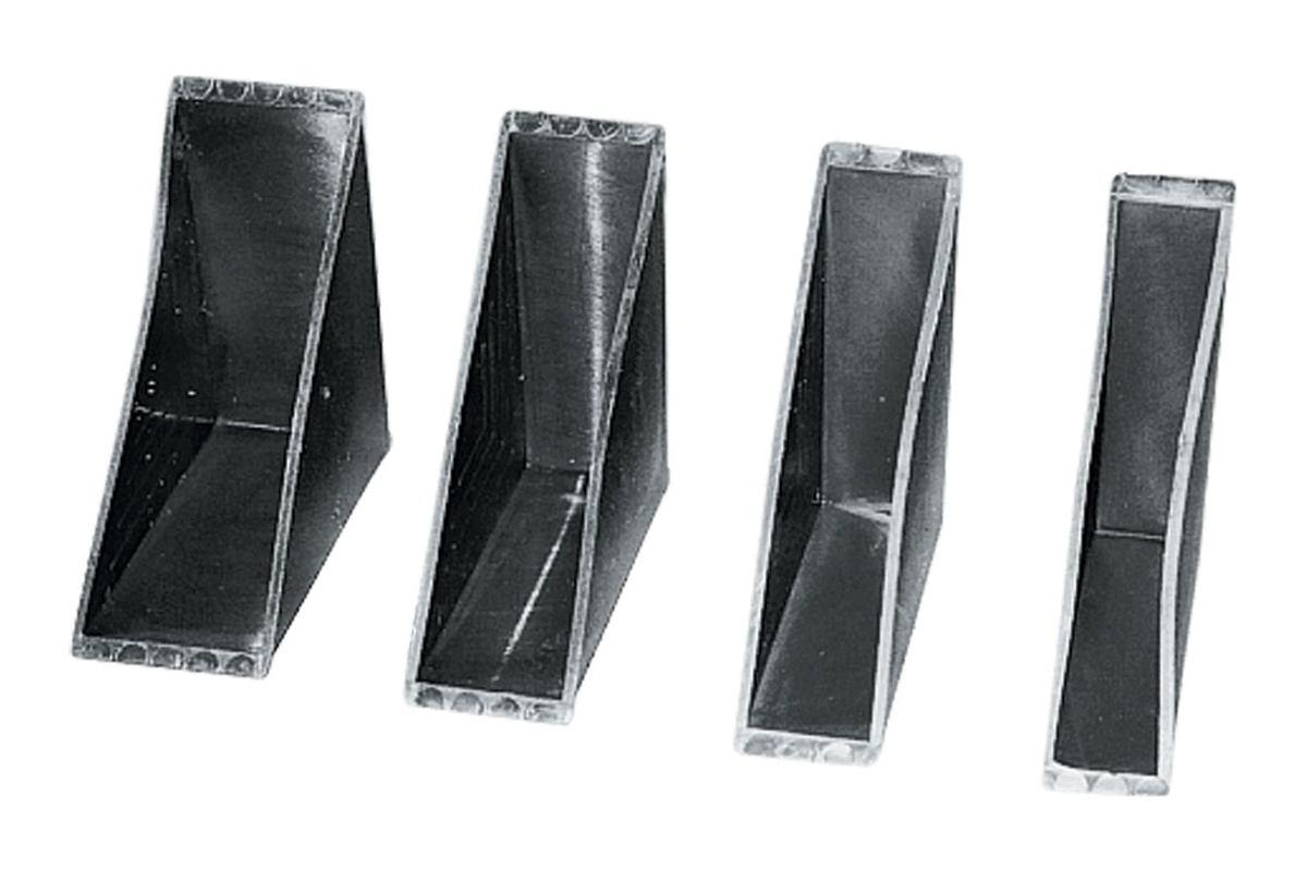Kunststof glas beschermhoeken - 60 x 18 x 15mm (1.500 st)