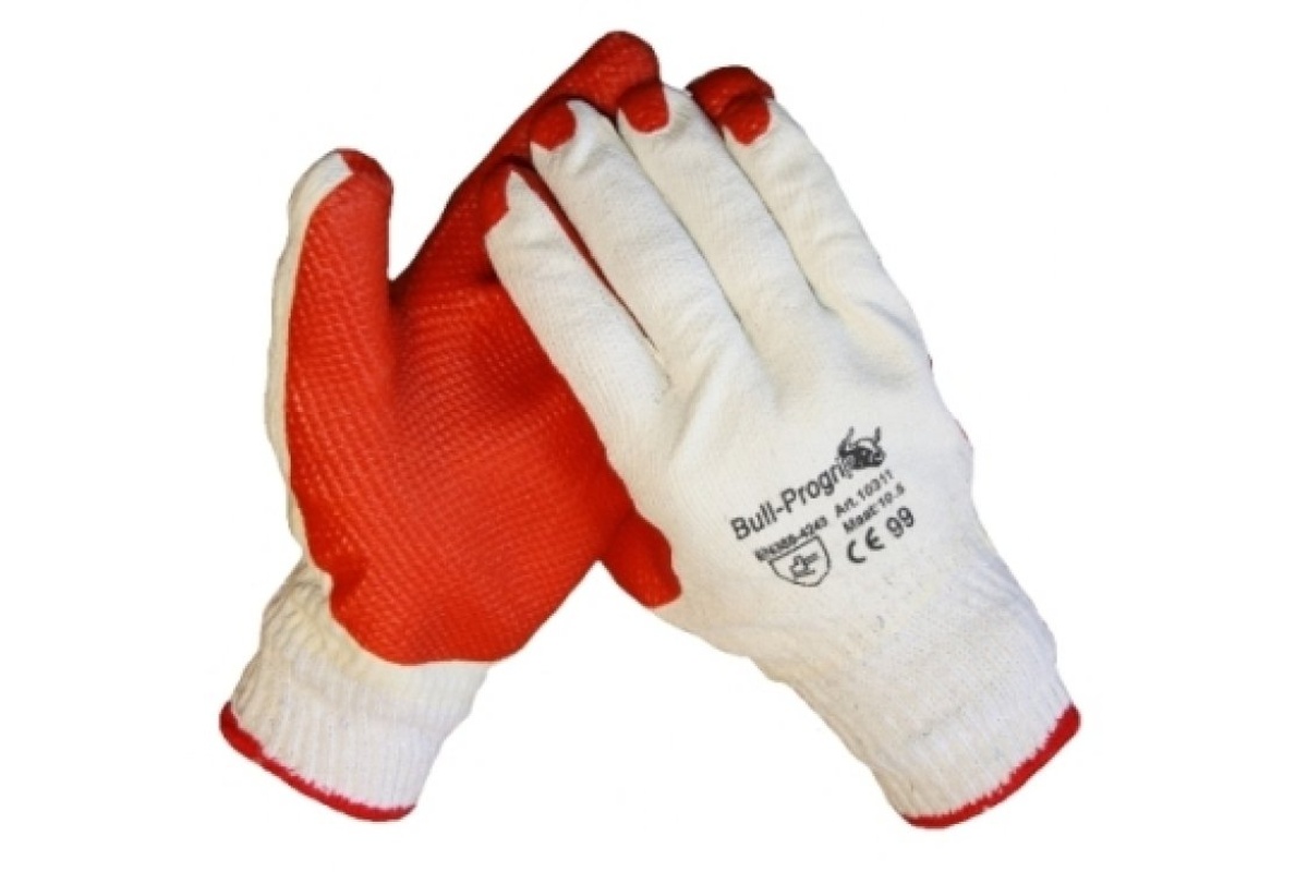 Bull Progrip oranje Werkhandschoenen