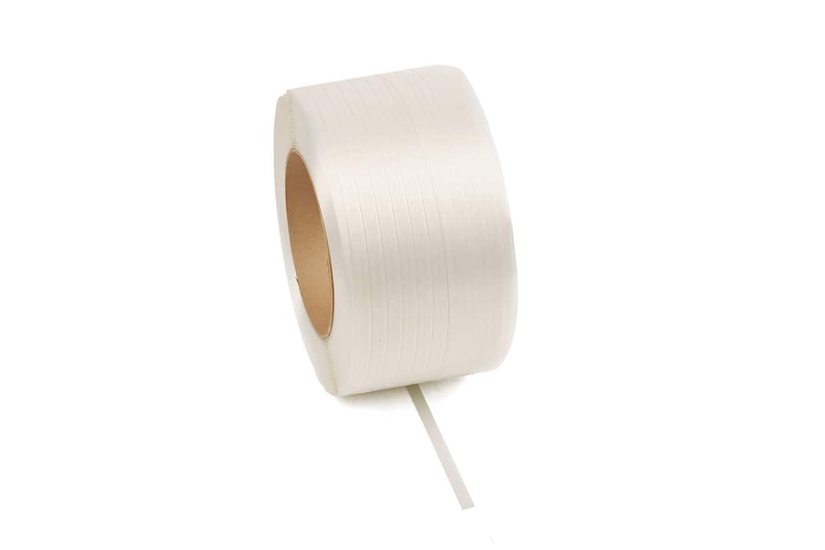 Polyester composietband wit - 25mm x 450m