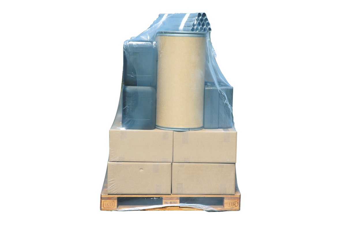 Plastic krimphoezen - 1270 x 540/540 x 1300mm x 120my
