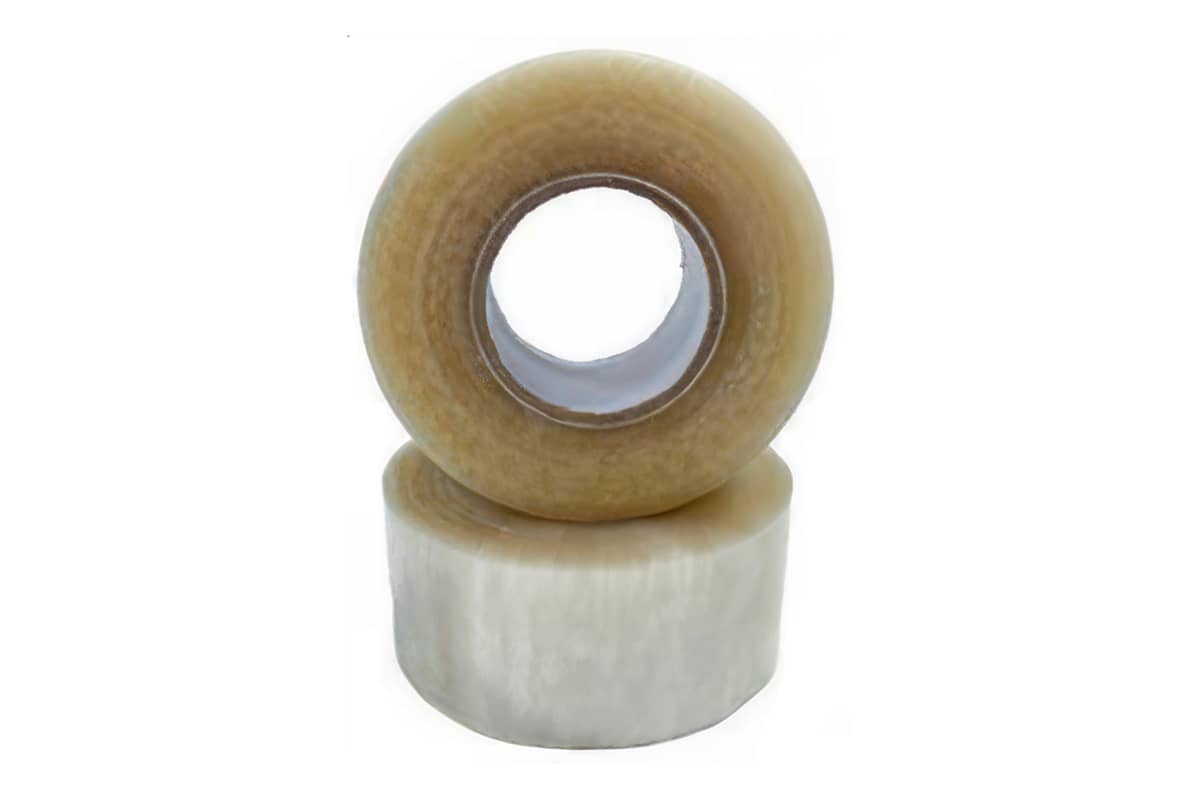 RPET recycled tape transparant - 48 mm x 200m