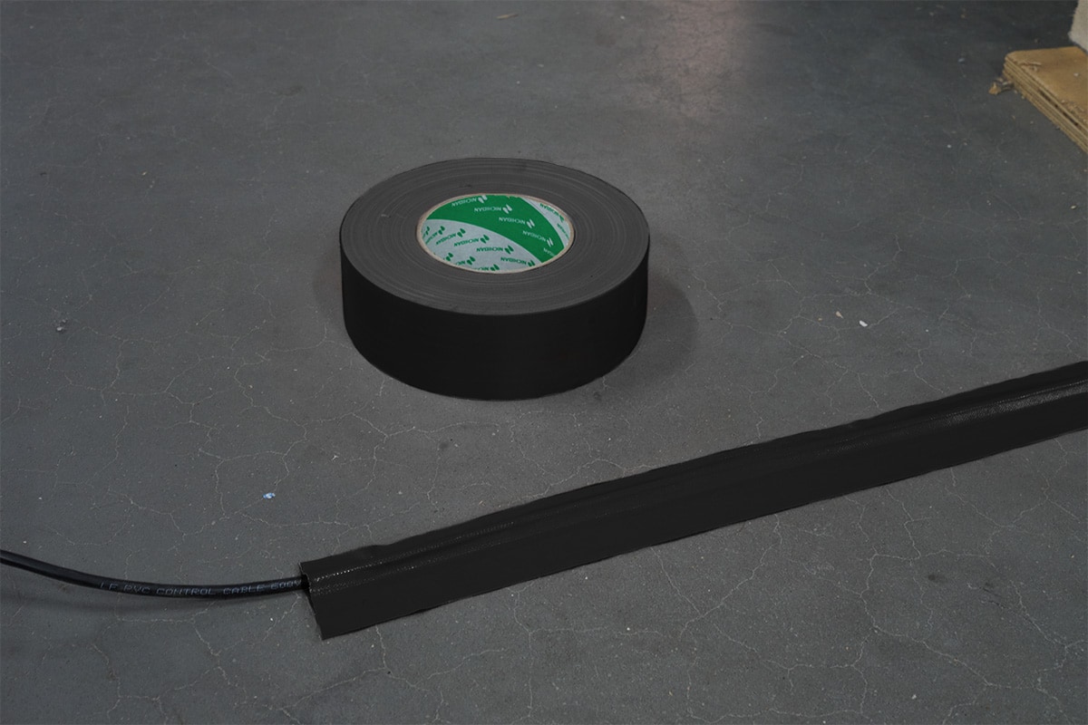Nichiban® 1200 gaffa tape zwart - 50mm x 50m