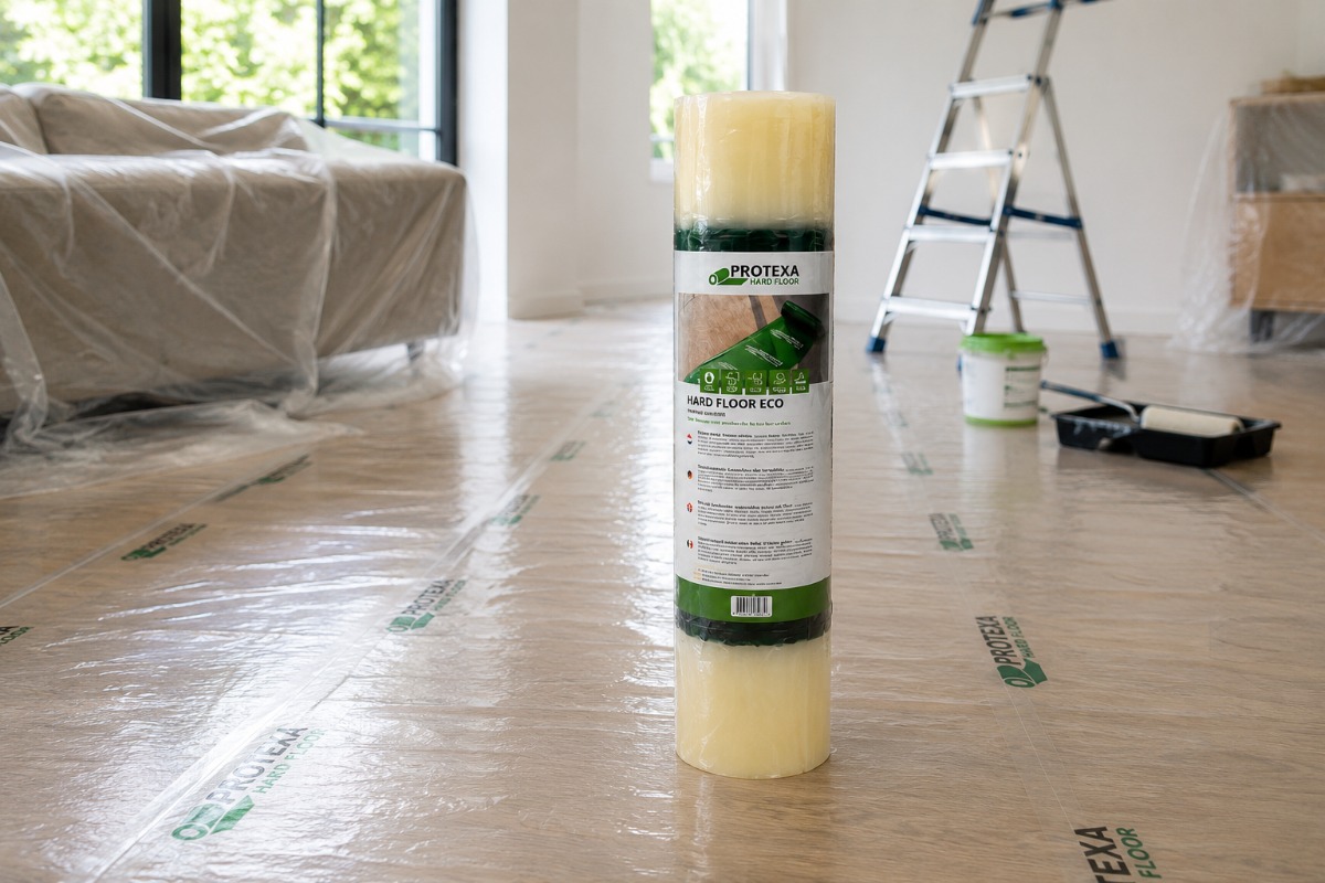 Protexa Harde Vloer Eco Afdekfolie zelfklevend - 60cm x 60m x 60my