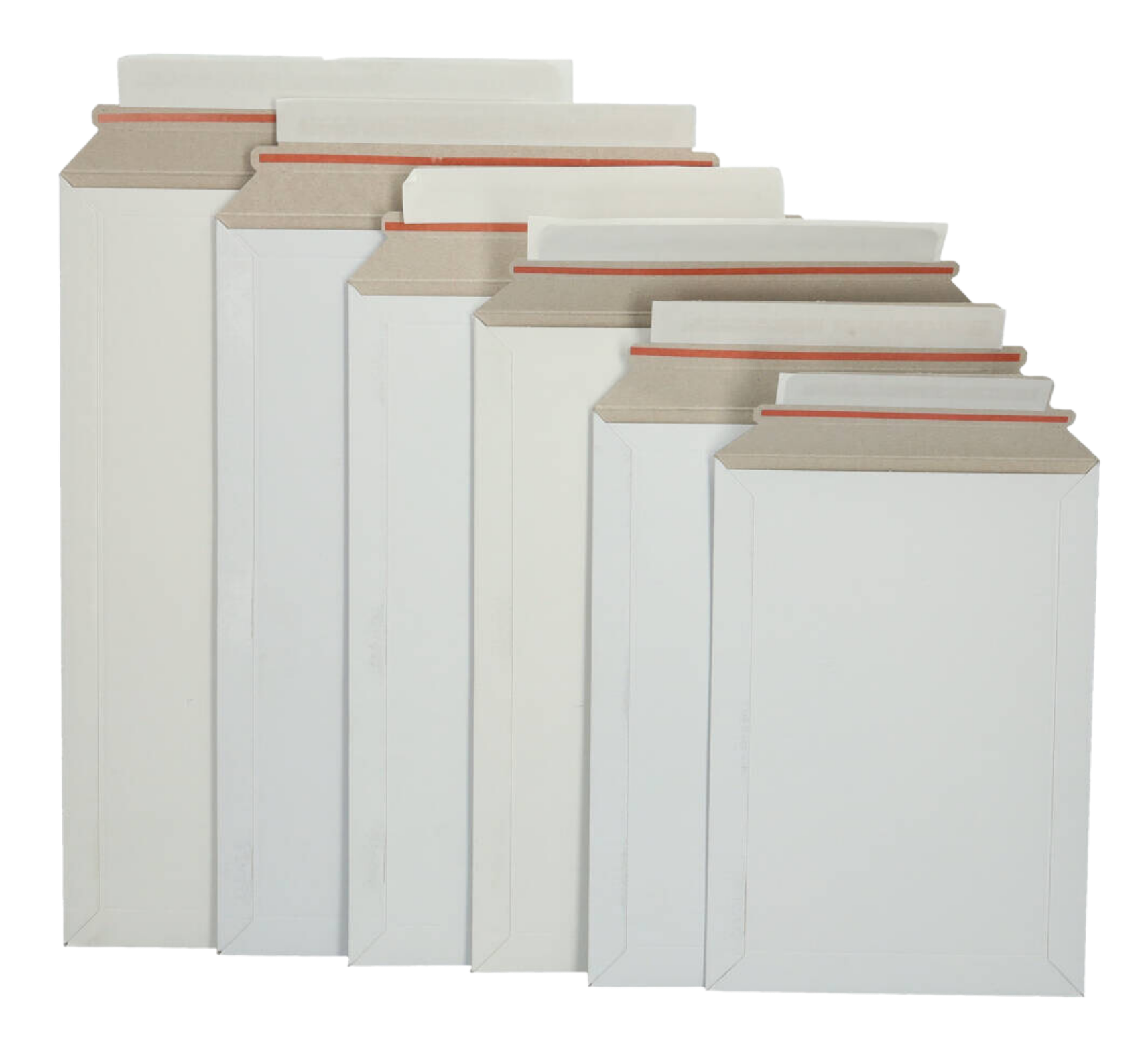 Massief kartonnen enveloppen wit - 229 x 324mm (100st)