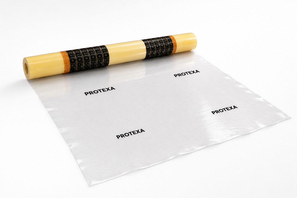 Protexa Tapijt Eco Afdekfolie zelfklevend - 120cm x 60m x 60my