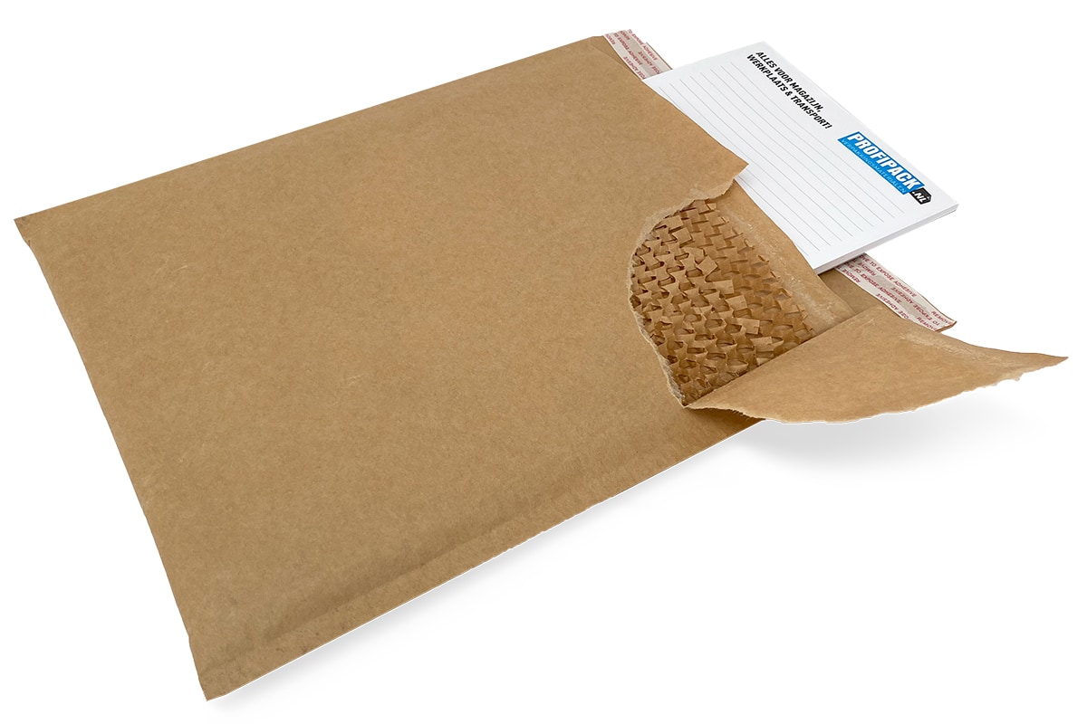 Jifbag papieren enveloppen honingraat - 250 x 300mm + 40mm (100st)