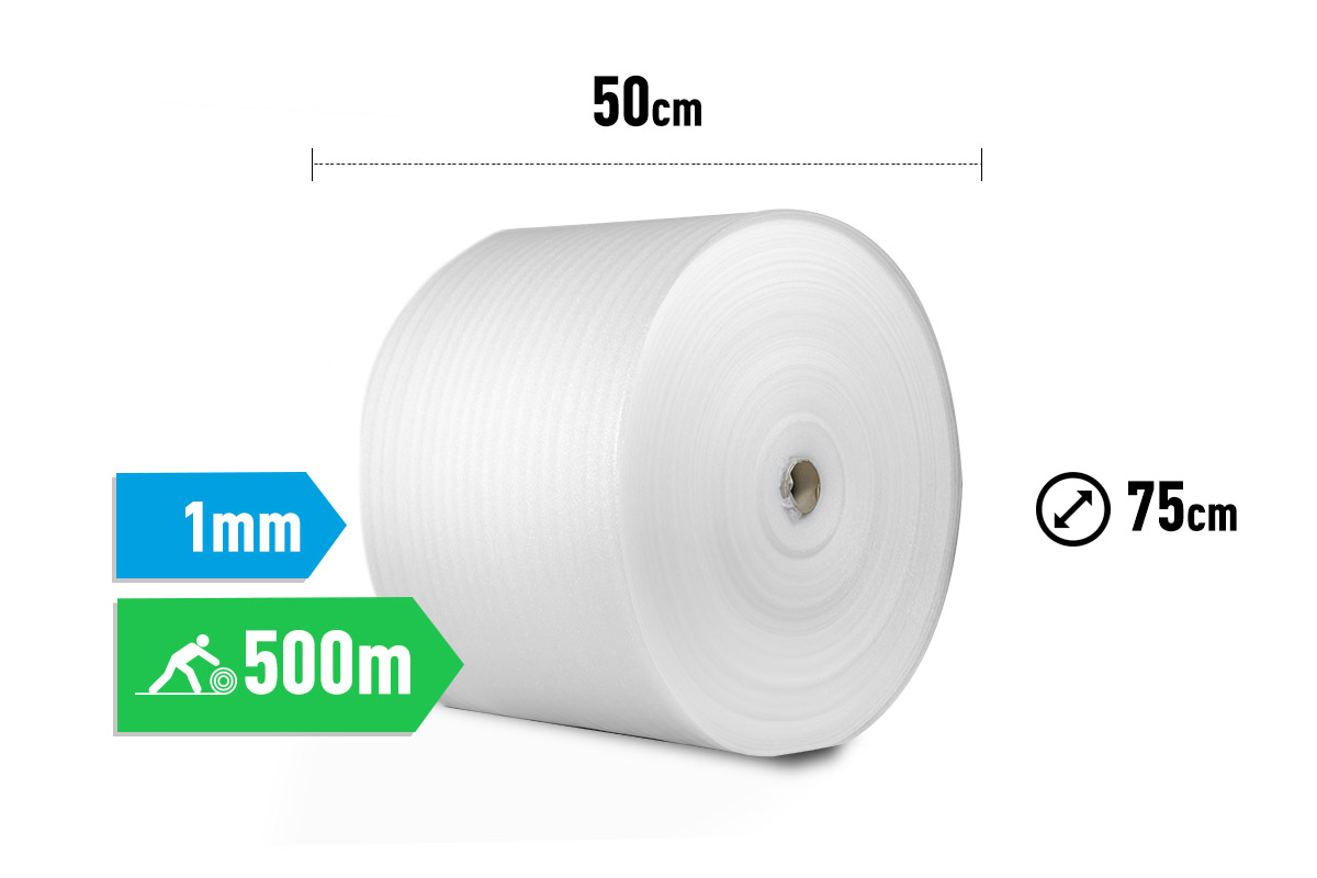 Profipack schuimfolie 50cm 1mm 500m