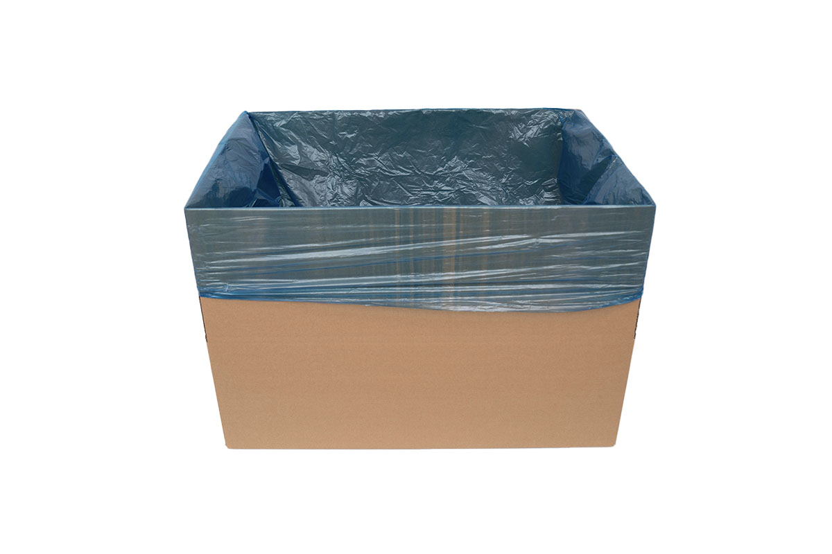 HDPE Kratzakken blauw - 60 x 20/20 x 80cm x 9my (1.000st)