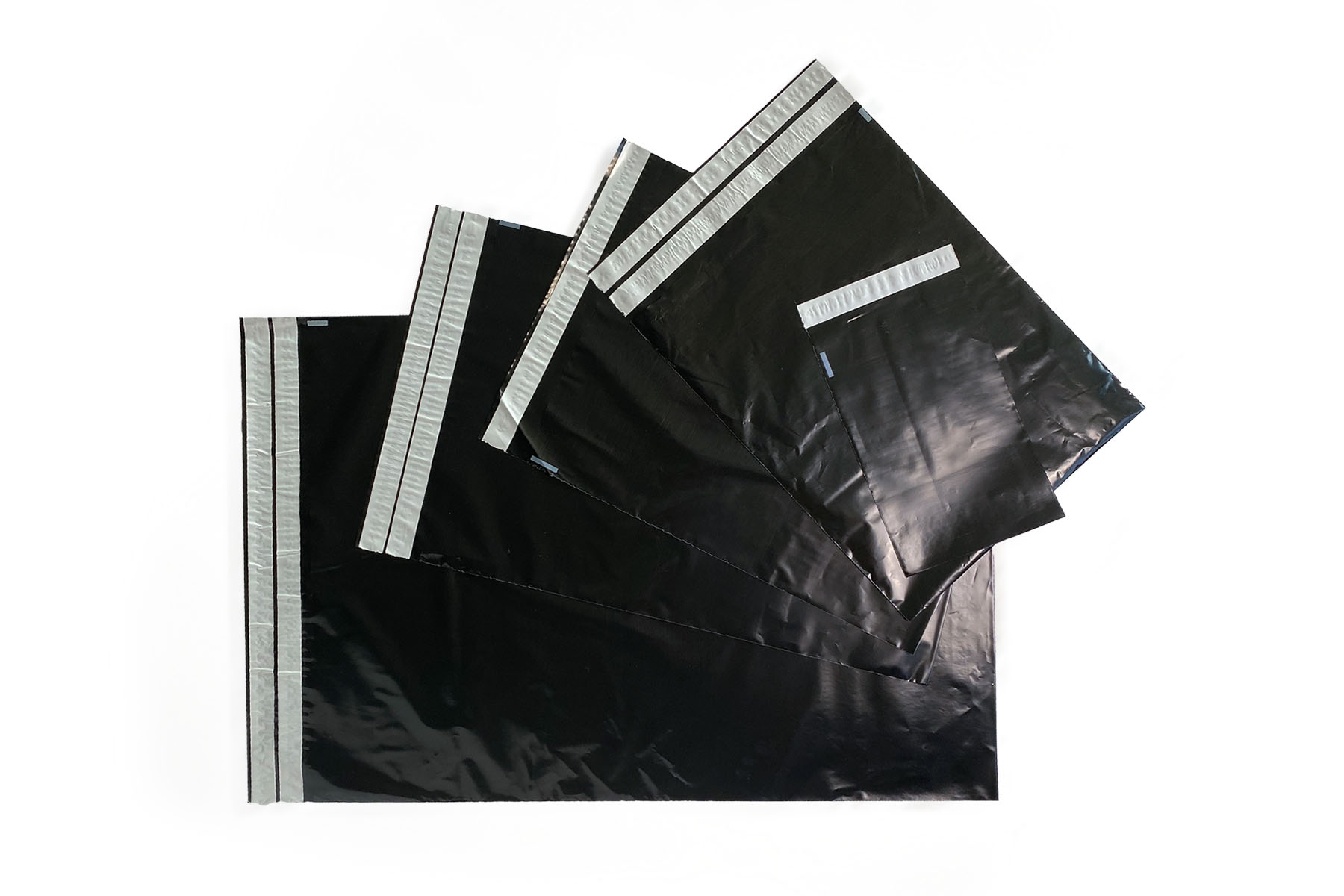 Coex verzendzakken zwart retour - 500 x 700mm (100 st)