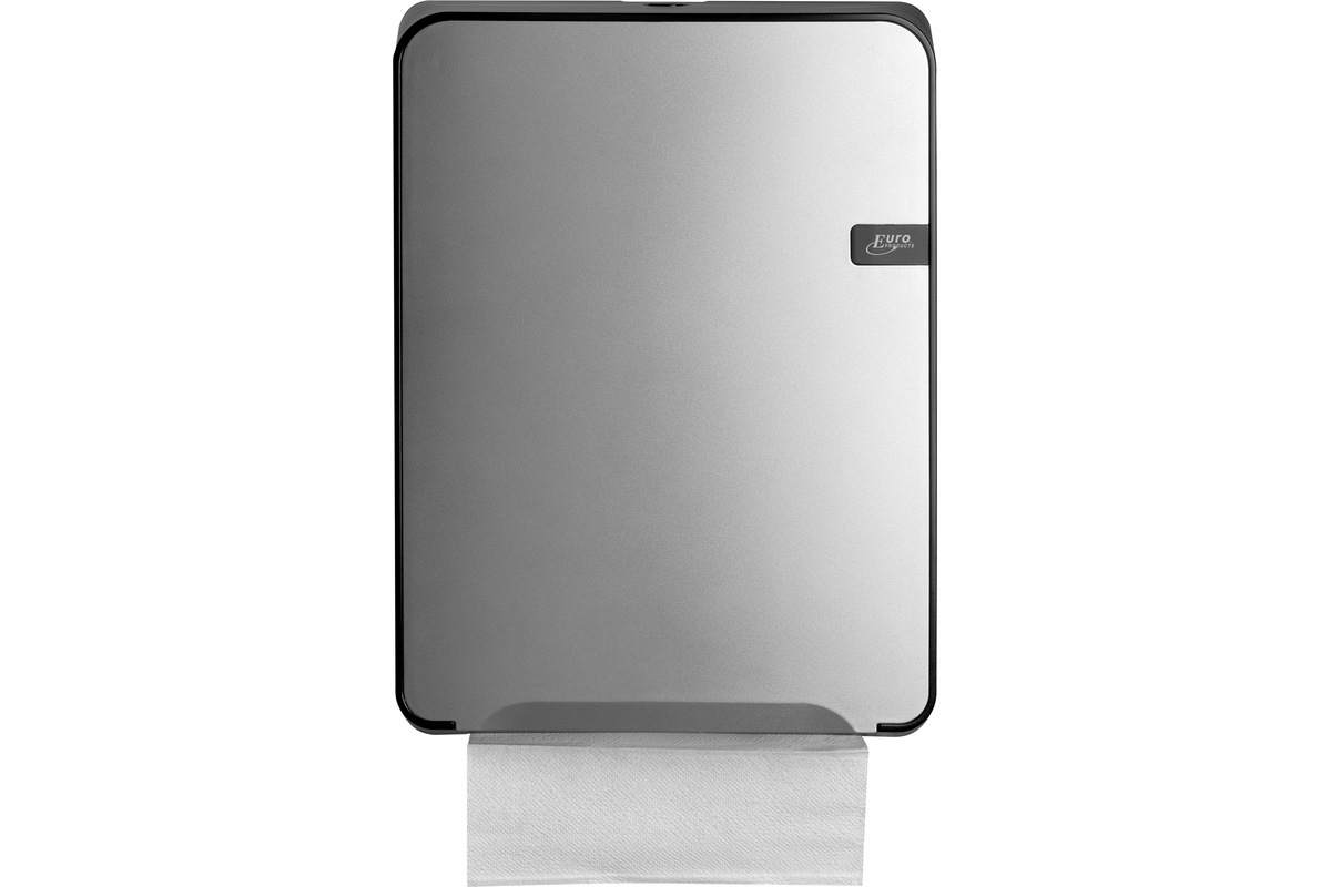 Quartz handdoekdispenser zilver - vouwhanddoekjes