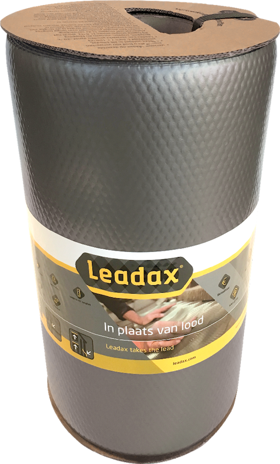 Leadax loodvervanger zwart - 500mm (3m²)