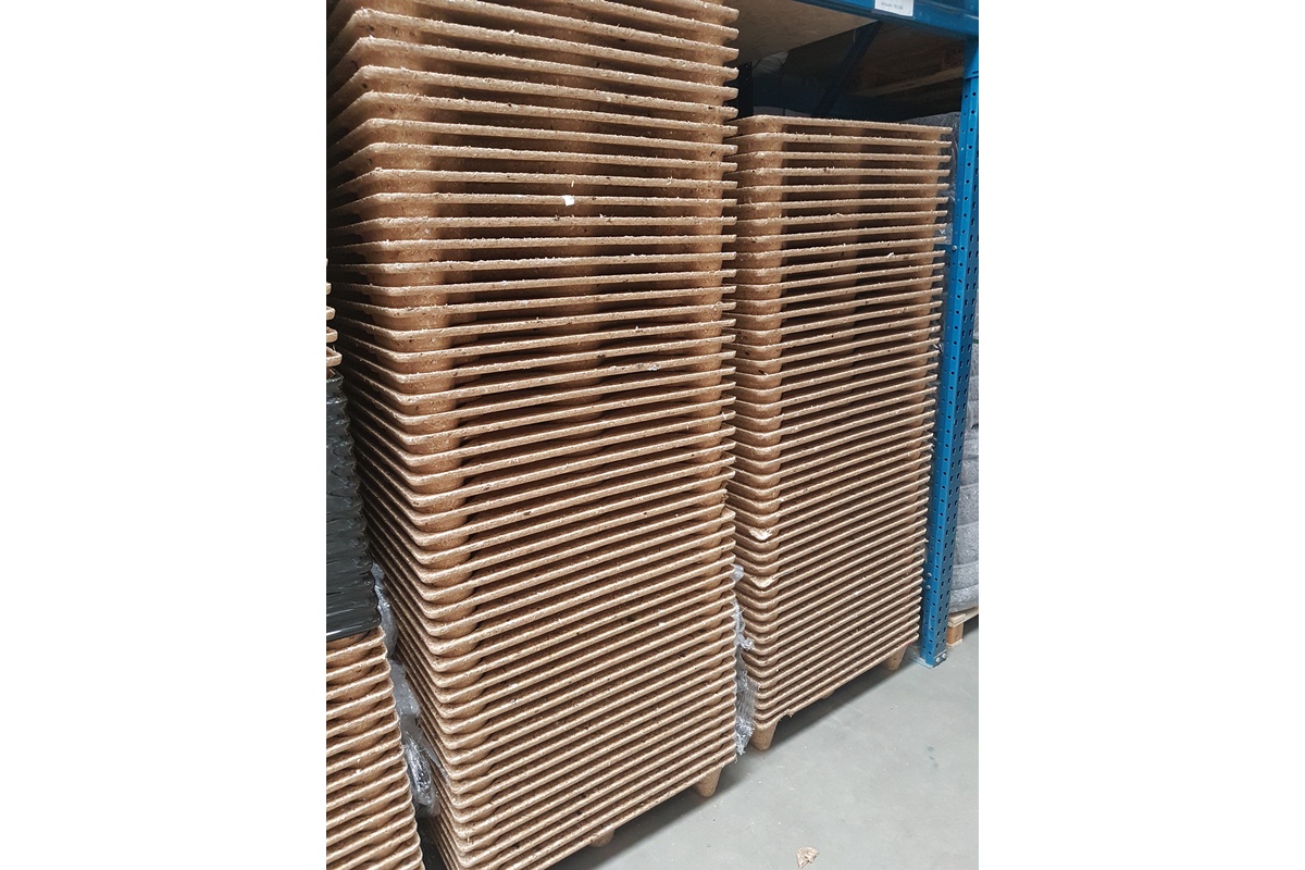 Houtvezel pallets - 800 x 1200mm (5 st)