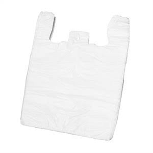 HDPE hemddraagtassen wit - 270 x 60/60 x 480mm (1.000 st)