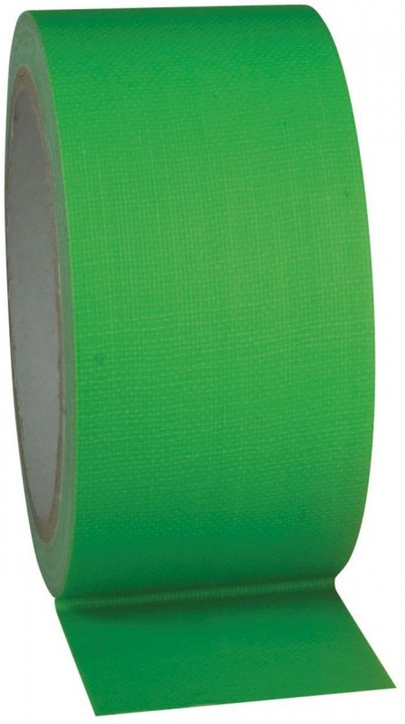 Fluor Gaffa tape groen - 50mm x 25m