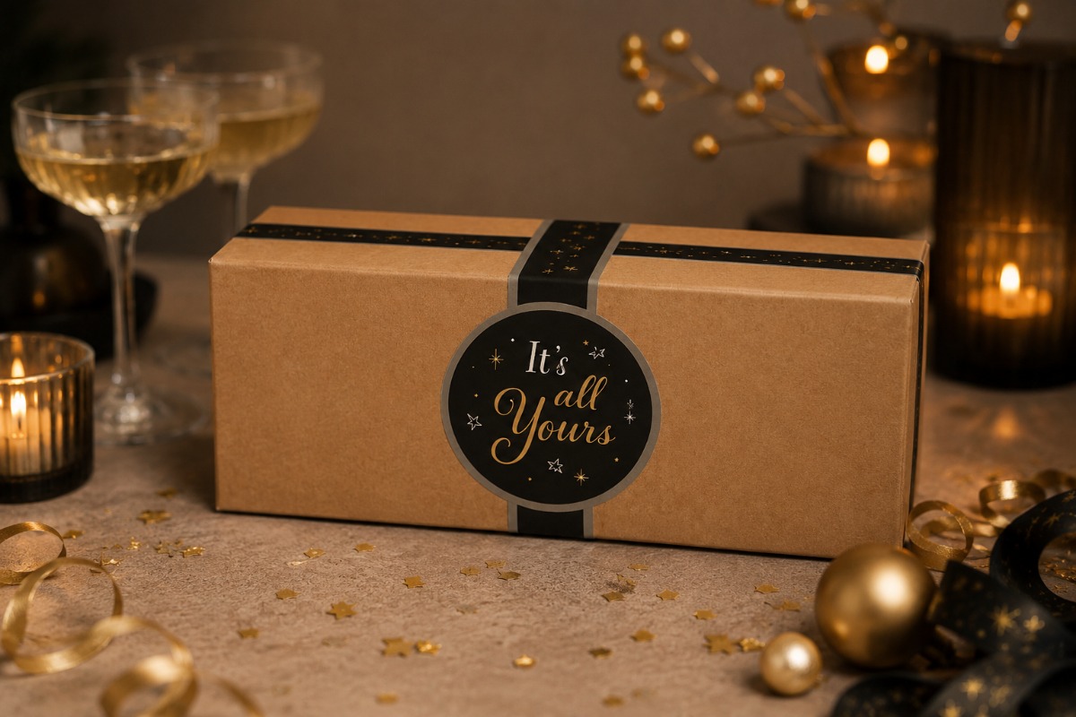 Geschenkdoos "Big Suprise Kraft" - 390 x 290 x 126mm