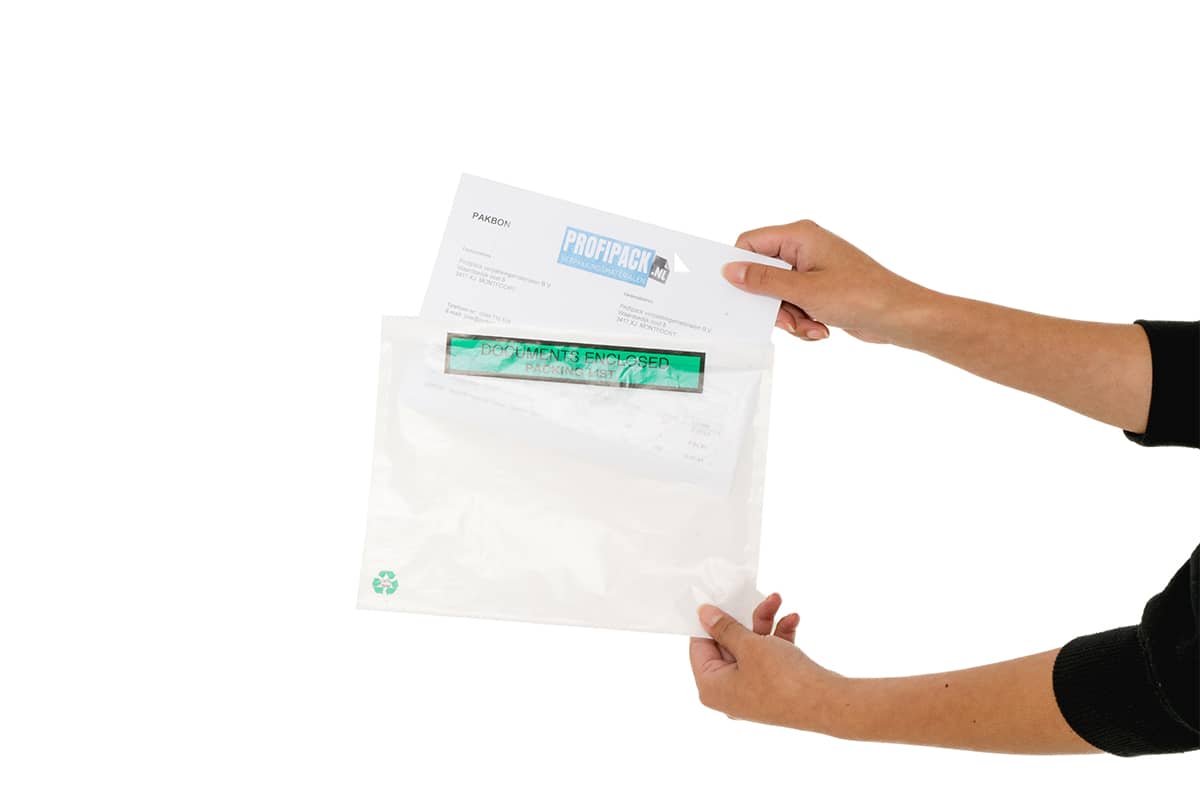 Eco papieren paklijst enveloppen Packing List - 230 x 170mm (1.000 st)