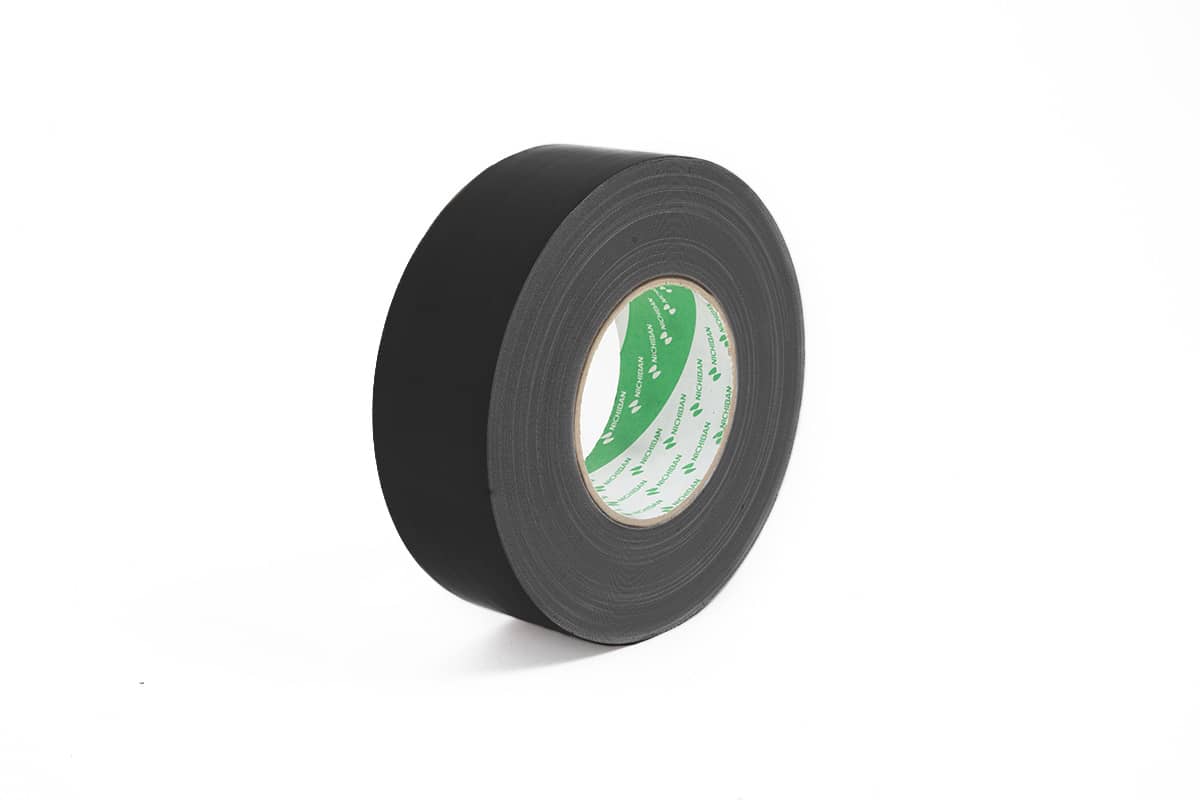 Nichiban® 1200 gaffa tape zwart - 50mm x 50m