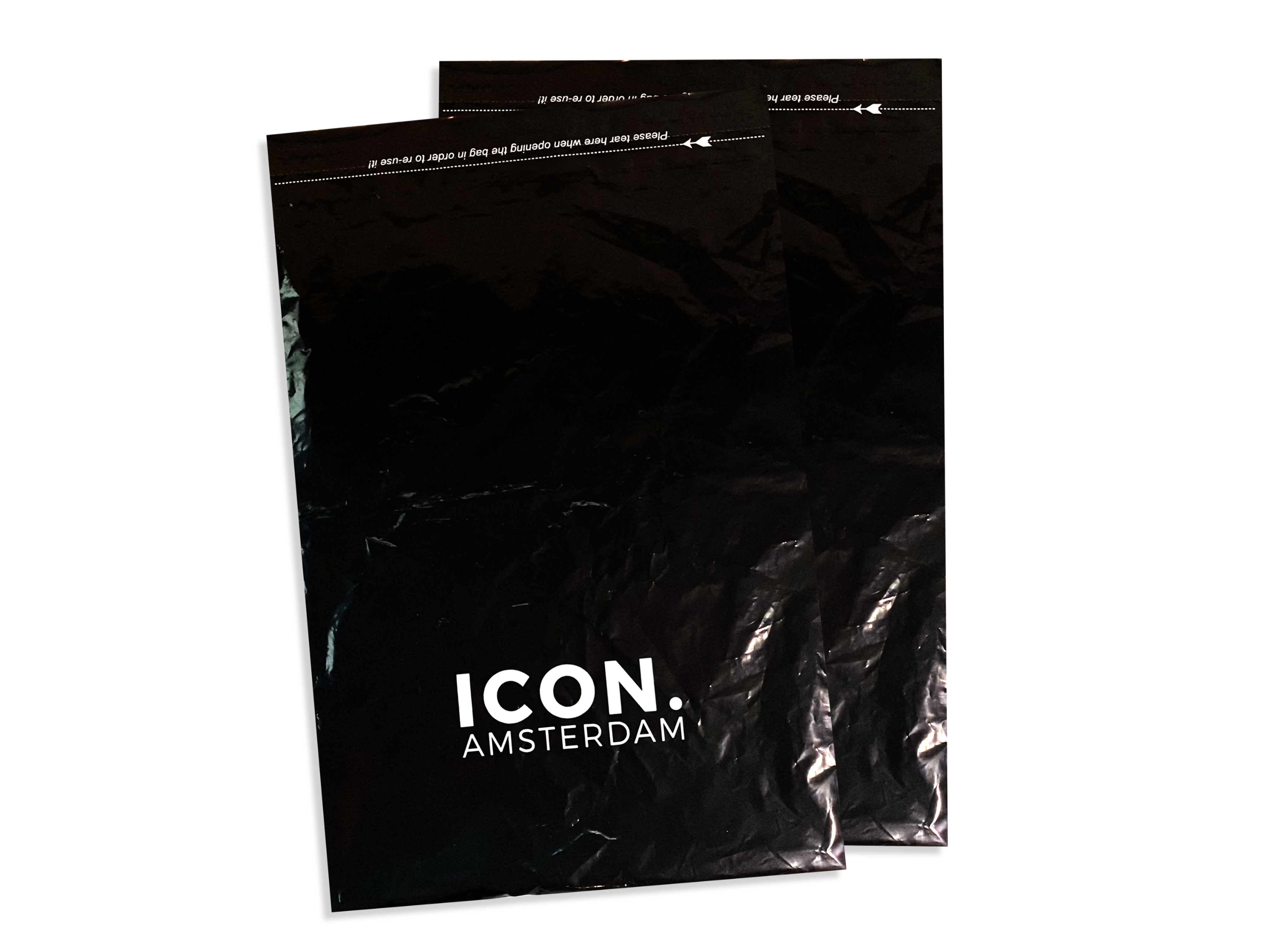 Coex verzendzakken 2 kleuren bedrukt - 500 x 700mm (100st)