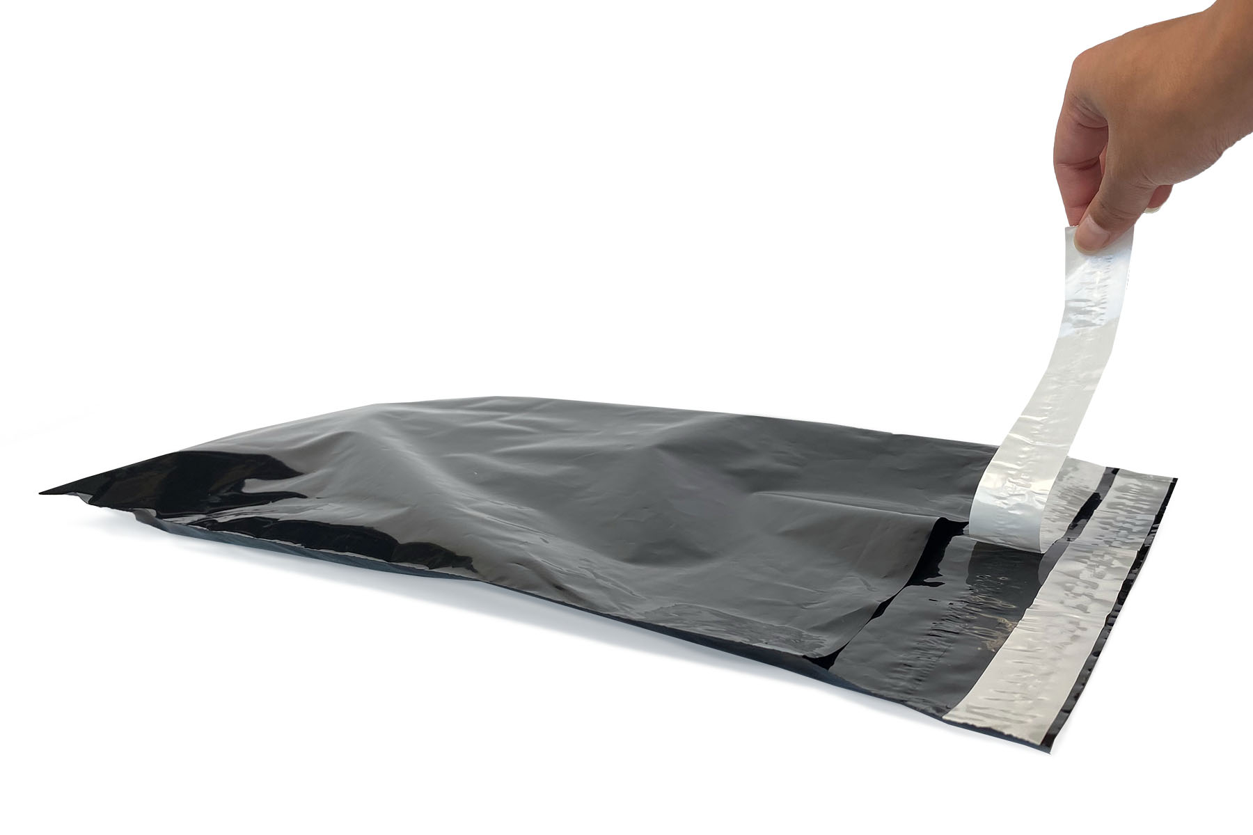 Coex verzendzakken zwart retour - 500 x 700mm (100 st)