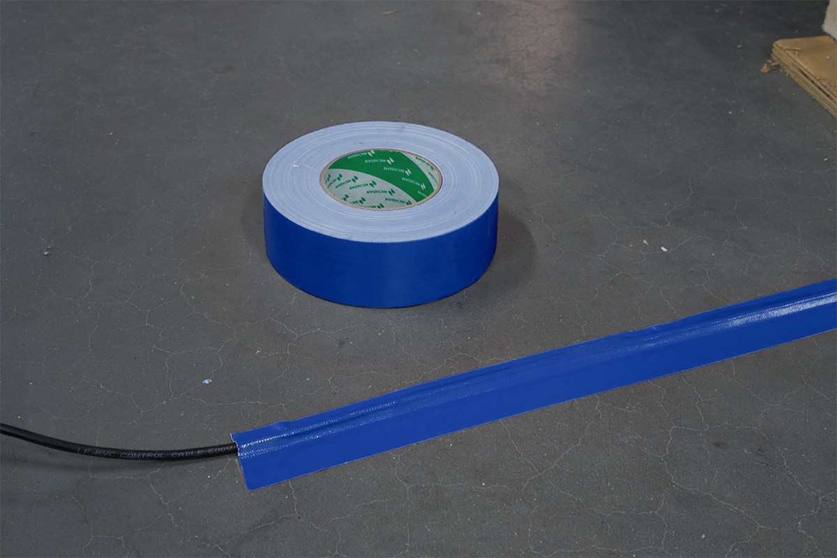 Nichiban® 1200 gaffa tape blauw - 75mm x 50m