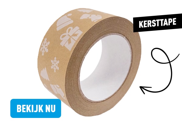 Kerst tape - kerstpakket verpakking