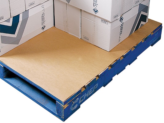 Kartonnen palletplaten blok massief - 98 x 118cm (550gr/m2)