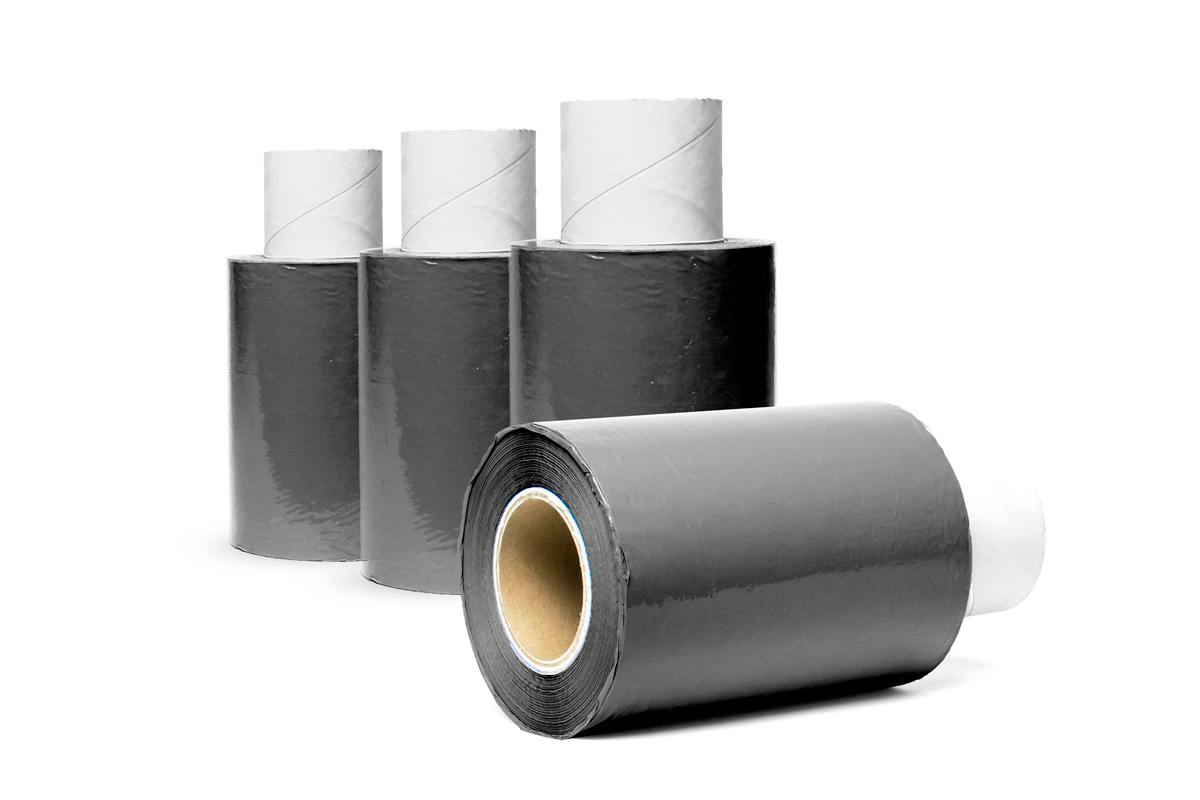 Bundelfolie zwart - 10cm x 150m x 23my