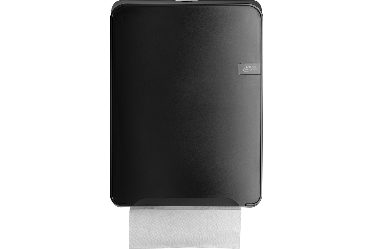 Quartz handdoekdispenser zwart - vouwhanddoekjes