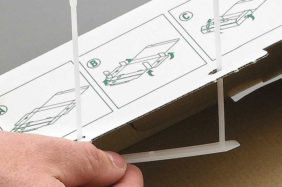 Kartonnen archiefdoos voor archiefbinder - wit (25 st)
