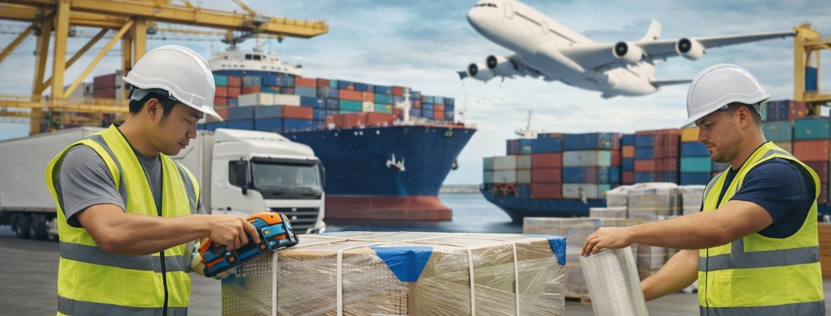 verpak veilig voor internationaal transport