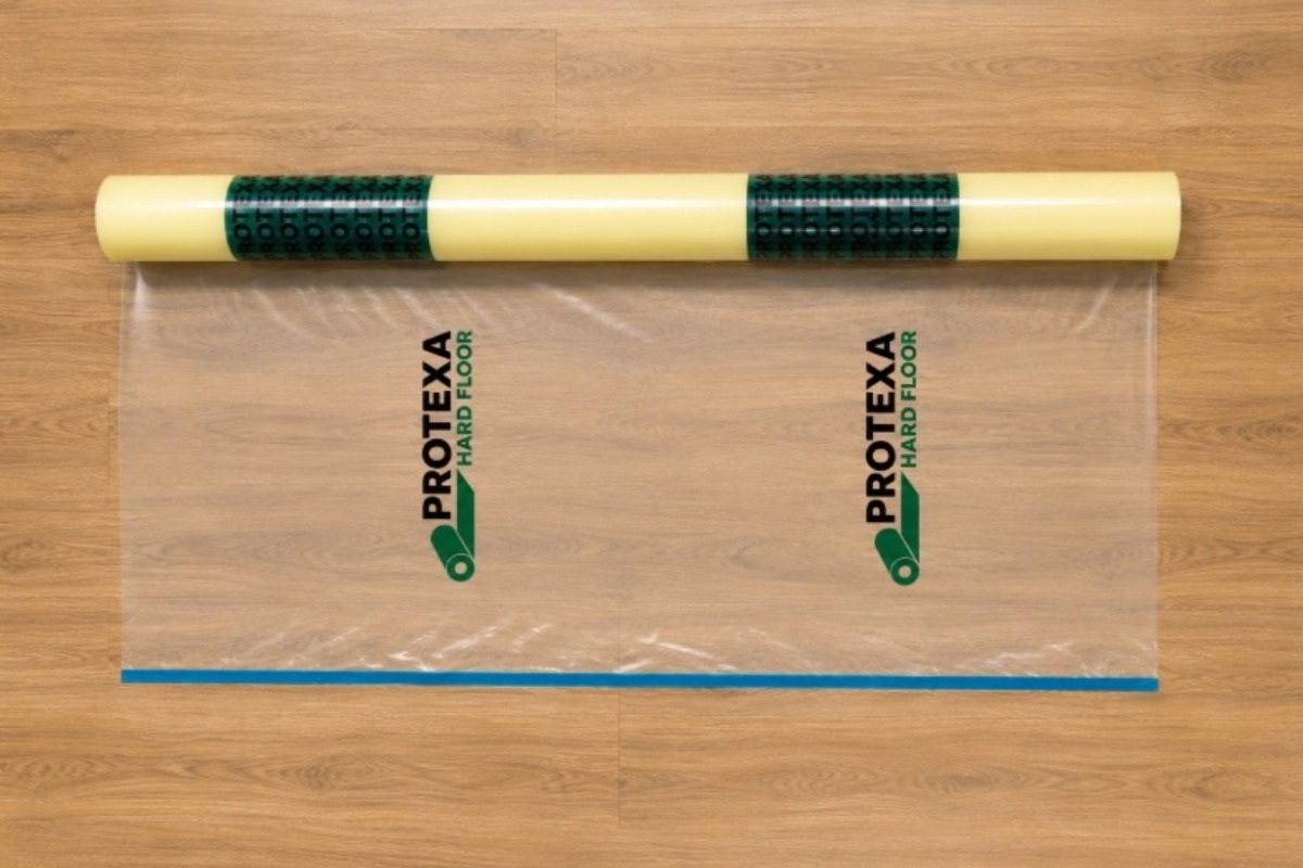 Protexa Hard Floor Premium Afdekfolie zelfklevend - 120cm x 60m x 100my