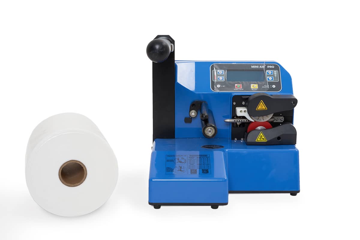 PP-air luchtzakjes machine PROFI showroommodel - 2 rollen luchtzakjes folie 7.1