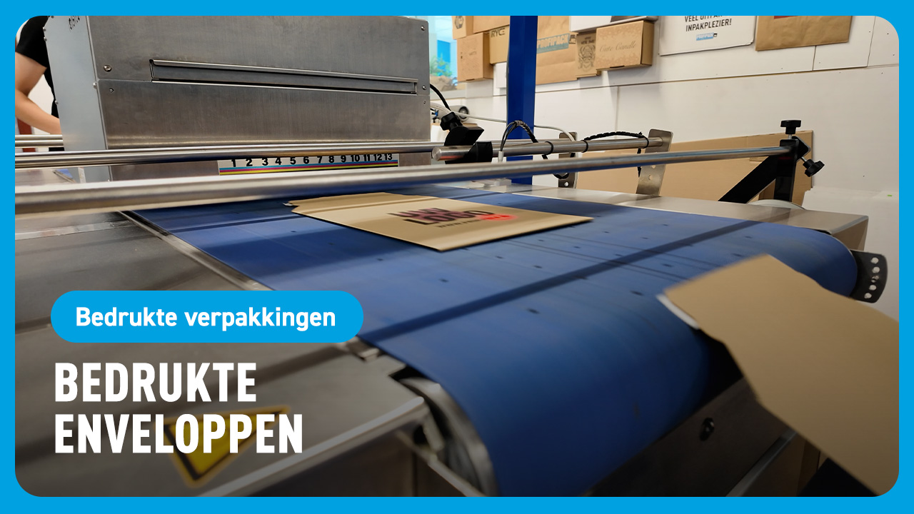 Bedrukte envelop