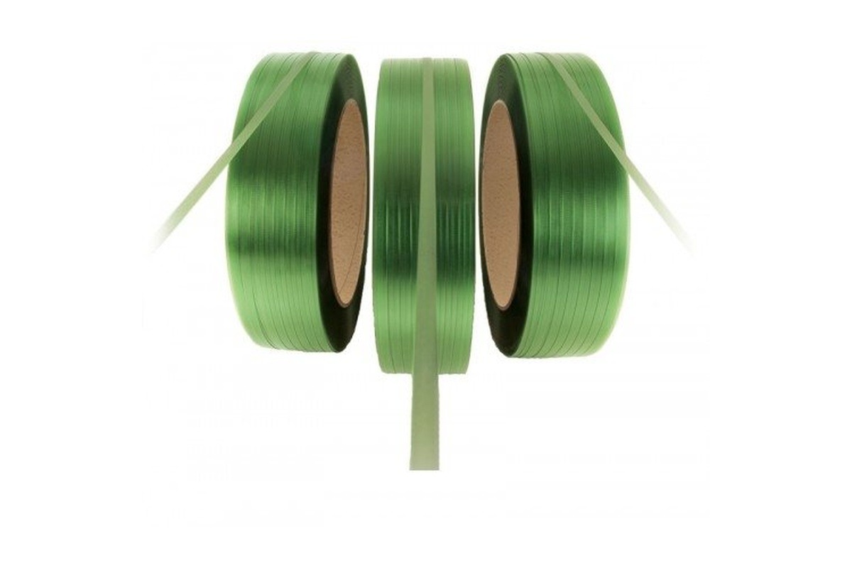 PET omsnoeringsband groen - 12,5mm x 2.000m x 0,70mm