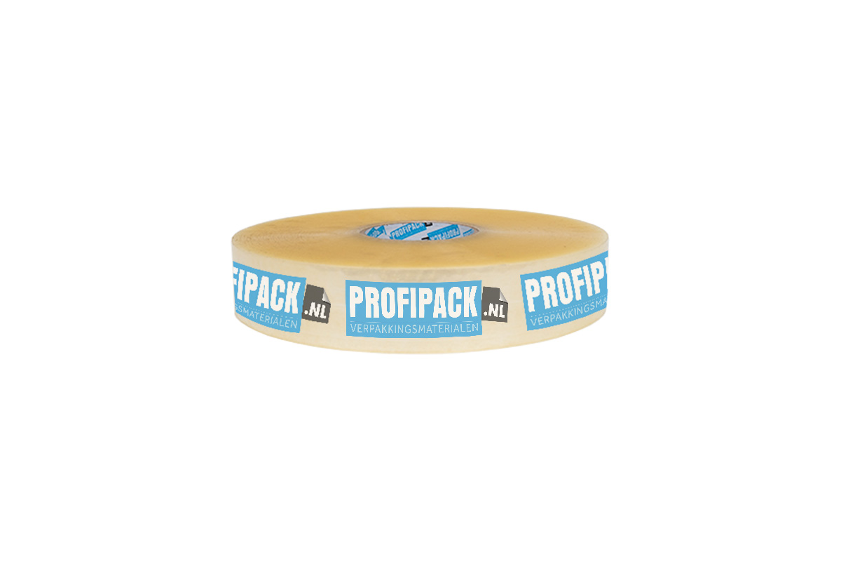 Bedrukte machinetape PVC - 50mm x 990m (1 kleur)
