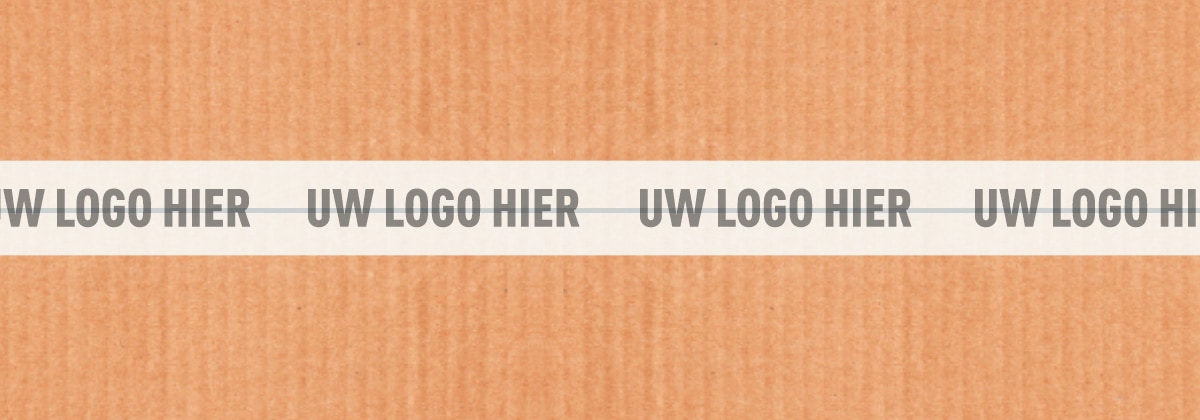 Verpakkingstape bedrukken met logo