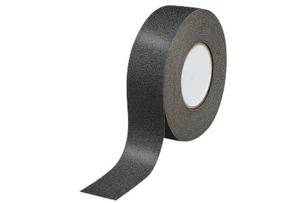 Antislip tape met korrel zwart - 50mm x 18m