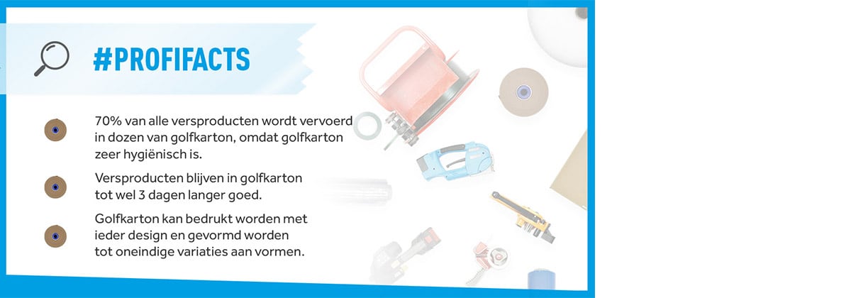 Golfkarton - kartonnen dozen - #Profifacts