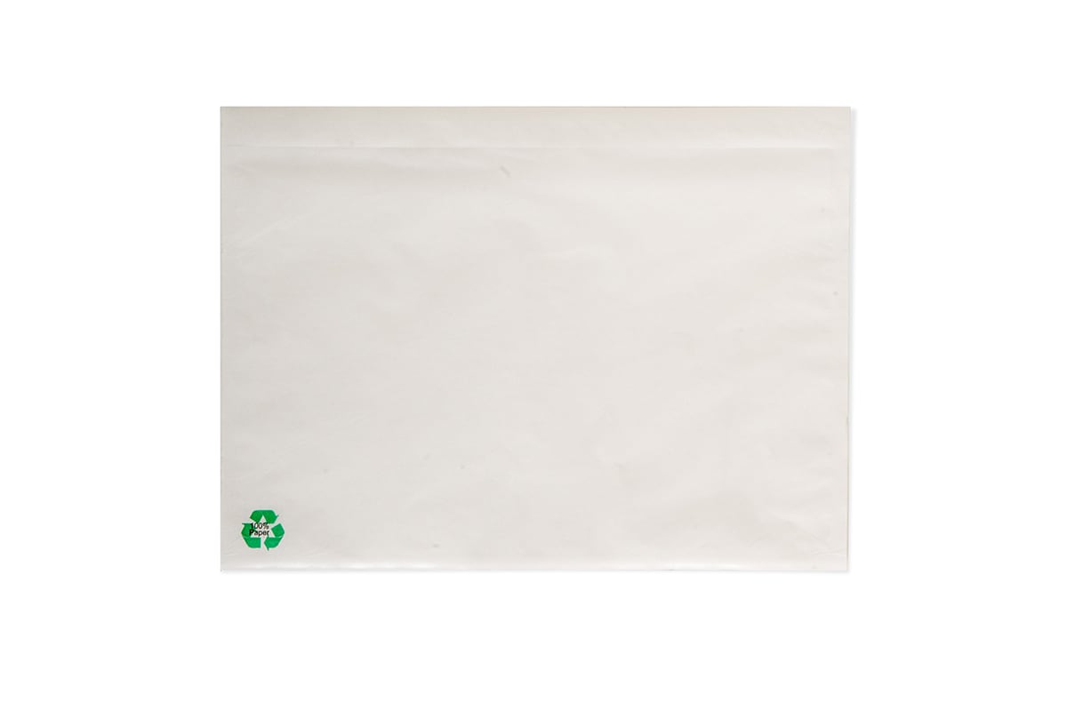 Eco papieren paklijst enveloppen blanco - 230 x 170mm (1.000 st)