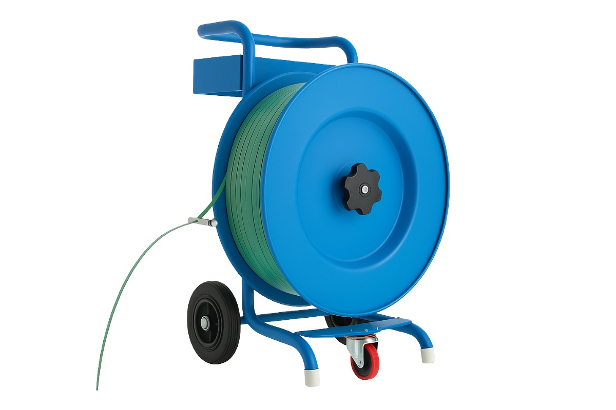PET- PP- en staalband haspel extra wendbaar