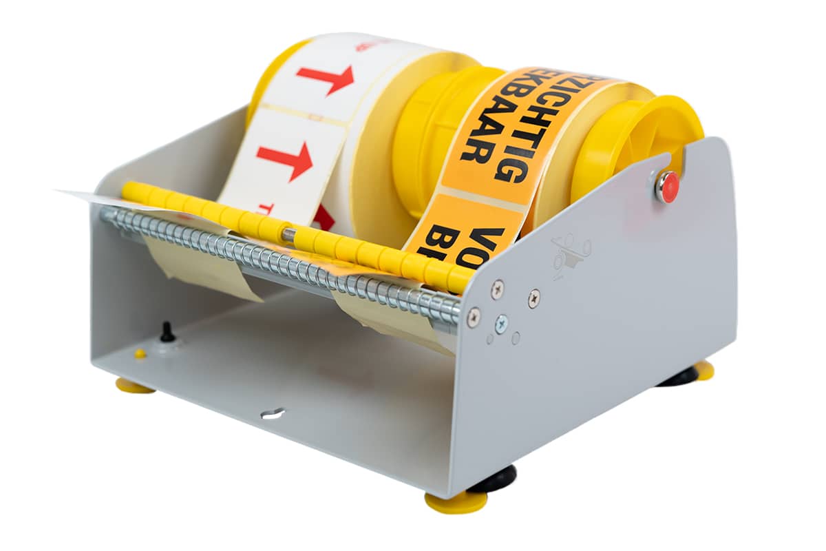 Etiketten dispenser Uni LD816 - 21,5cm breed (voor 4 rollen)