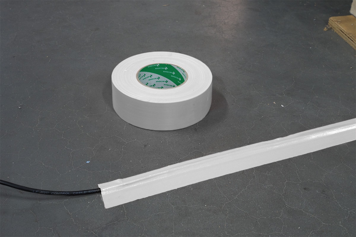 Nichiban® 1200 gaffa tape wit - 50mm x 50m