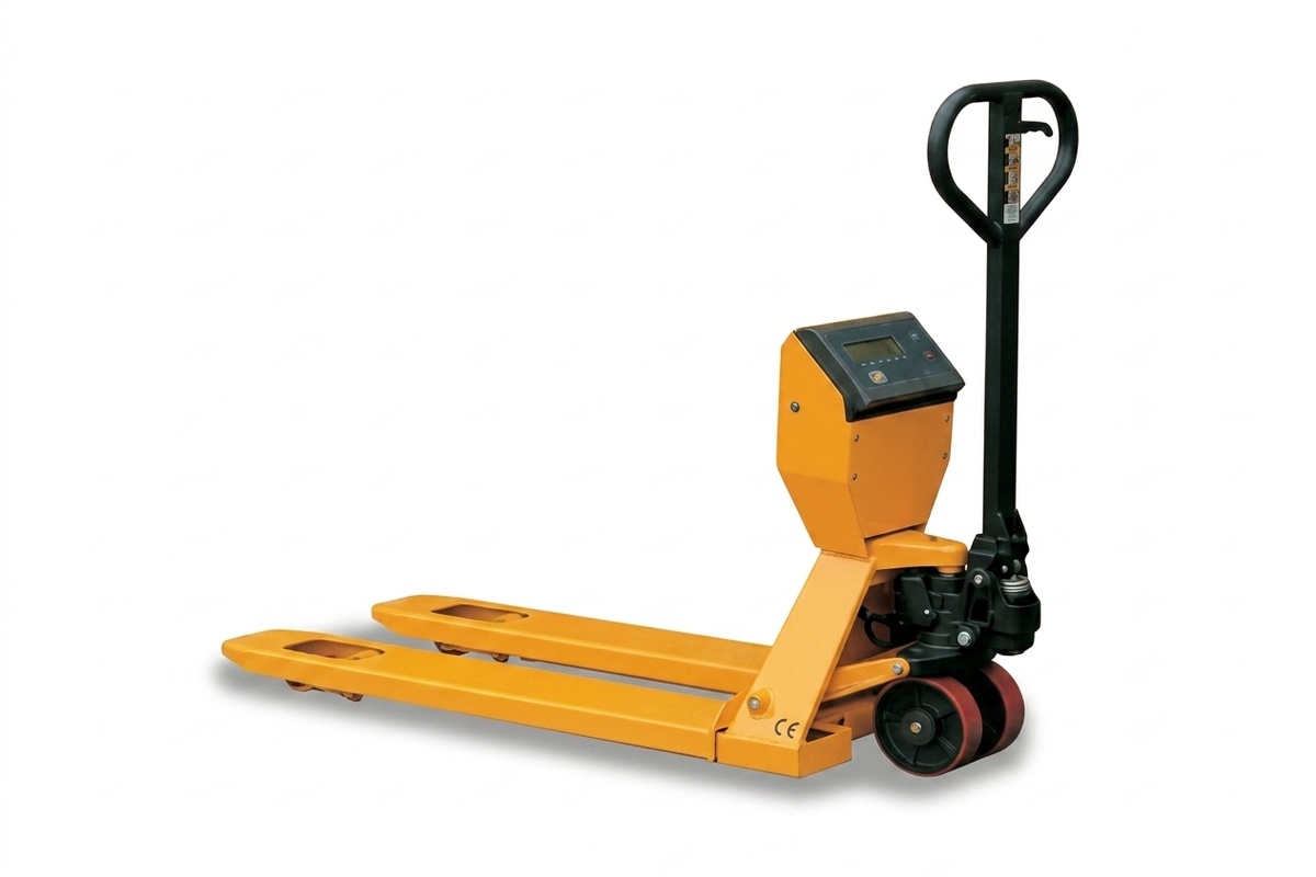Weeg palletwagen tot 2000kg - 54 x 115cm