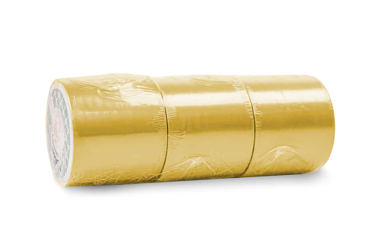 Isolatietape geel - 50mm x 10m